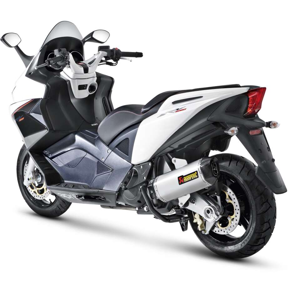 Akrapovic S-A8SO2-HWSS Slip-On Exhaust Specific For APRILIA SRV850 (12-16); GILERA GP800 (08-12)