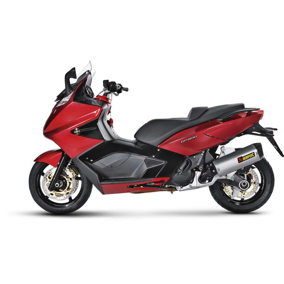 Akrapovic S-A8SO2-HWSS Slip-On Exhaust Specific For APRILIA SRV850 (12-16); GILERA GP800 (08-12)