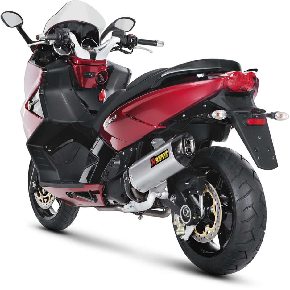 Akrapovic S-A8SO2-HWSS Slip-On Exhaust Specific For APRILIA SRV850 (12-16); GILERA GP800 (08-12)