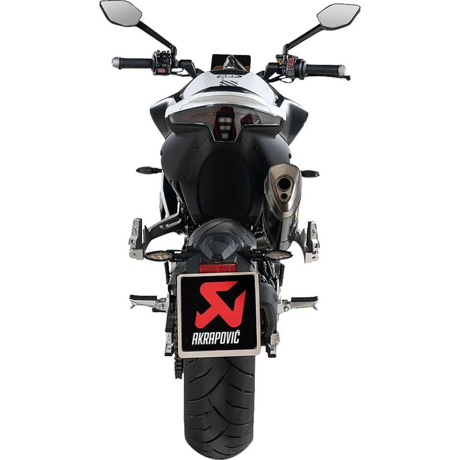 Akrapovic S-CF8SO1-HAPLC Slip-On Exhaust Muffler For CF MOTO NK 800 (23-26)
