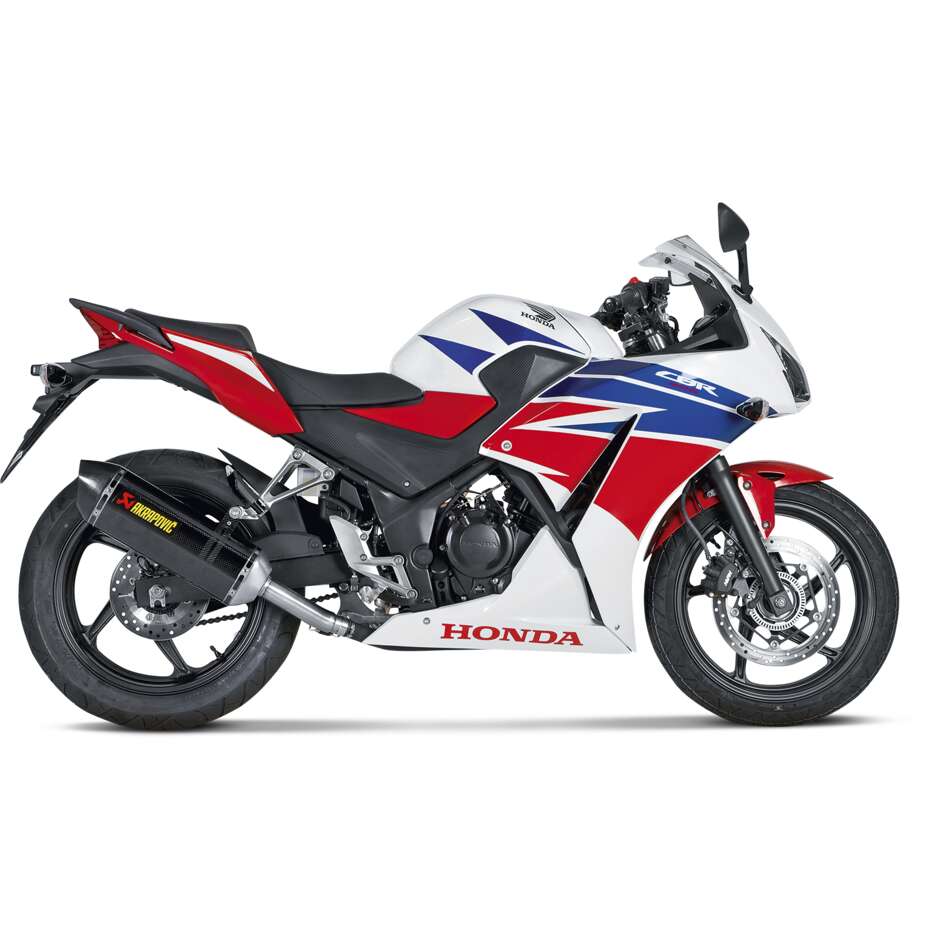 Akrapovic S-H3SO3-RC Slip-On Exhaust Specific For HONDA CBR300R (14-16)