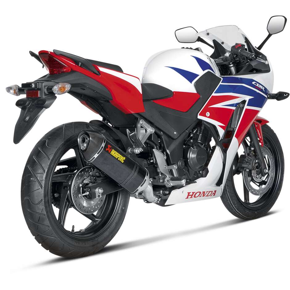 Akrapovic S-H3SO3-RC Slip-On Exhaust Specific For HONDA CBR300R (14-16)