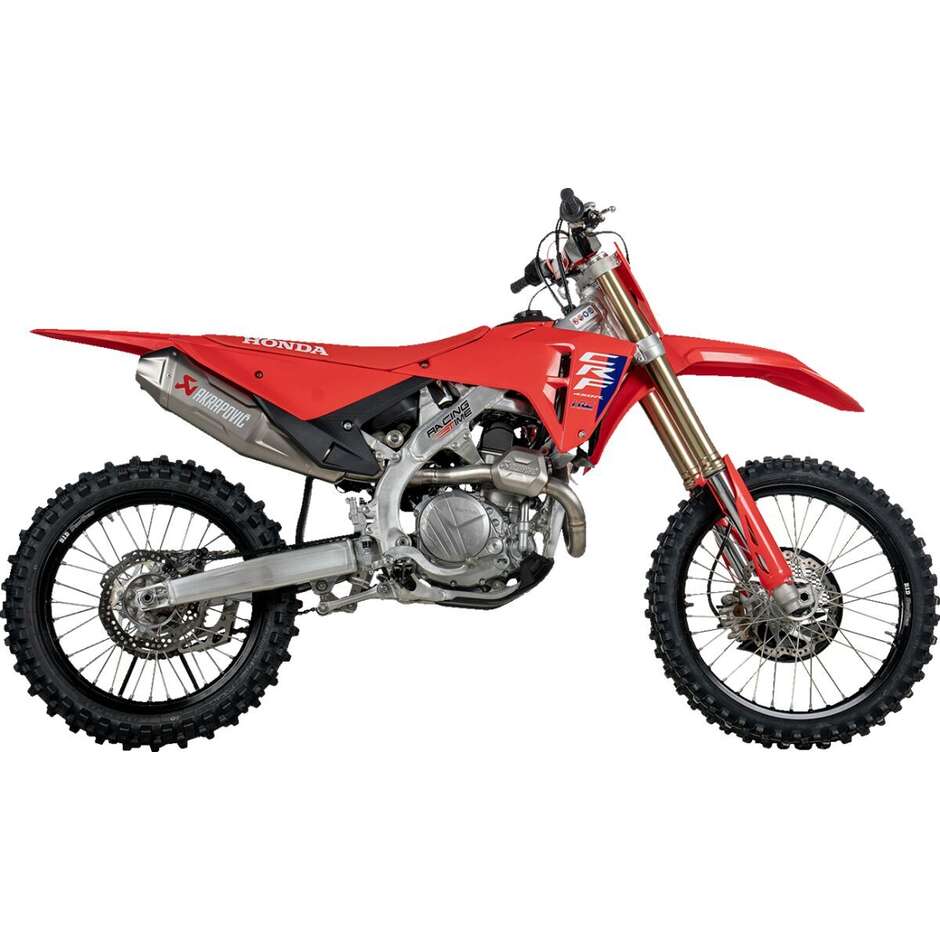 Akrapovic S-H4E1-FDHLT Evolution Line Complete Exhaust System for Honda CRF 450 RX (21-24); CRF 450 R (21-24)