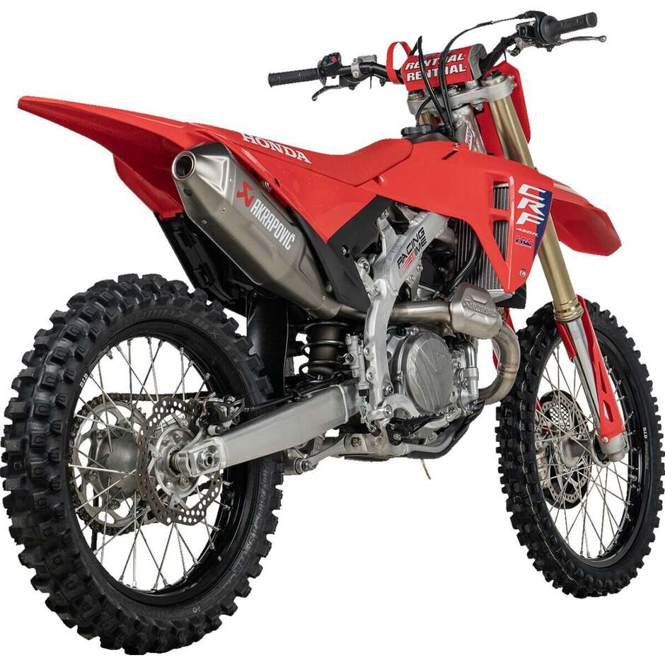 Akrapovic S-H4E1-FDHLT Evolution Line Complete Exhaust System for Honda CRF 450 RX (21-24); CRF 450 R (21-24)
