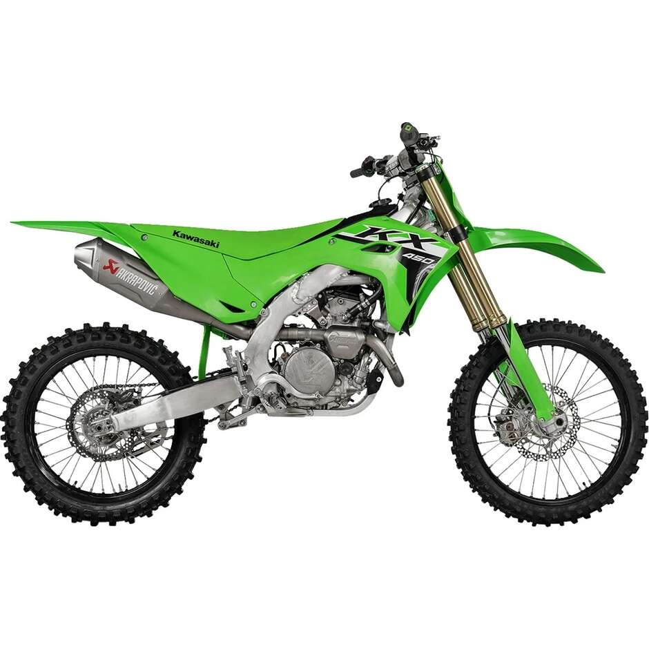 Akrapovic S-K4MET9-FDHLTA Full Exhaust System for Kawasaki KX 450 X (24-26); KX 450 (24-26)