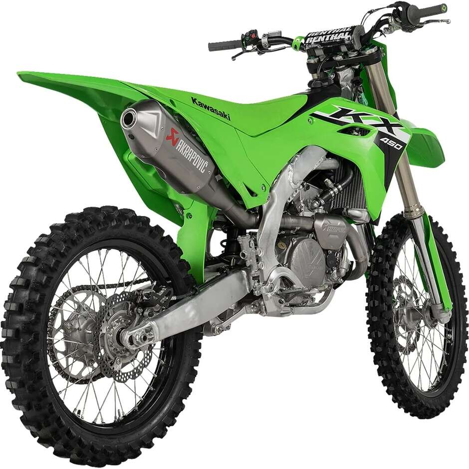 Akrapovic S-K4MET9-FDHLTA Full Exhaust System for Kawasaki KX 450 X (24-26); KX 450 (24-26)