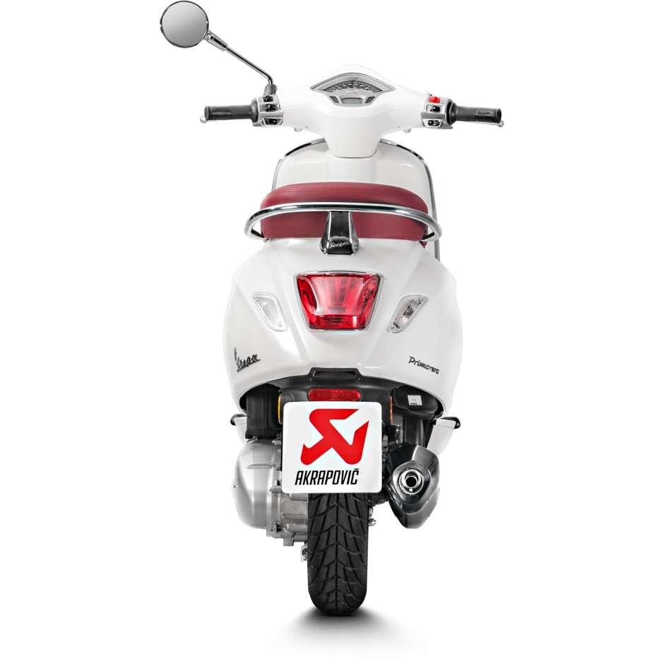 Akrapovic S-VE125R2-HZBL Complete Exhaust Specific For PIAGGIO Vespa125 IGET ABS Primavera - Sprint (17-20)