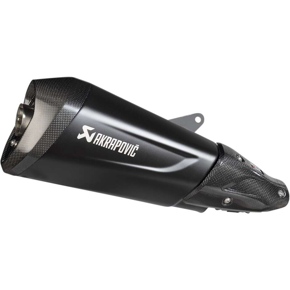 Akrapovic S-VE3SO10-HZDFBL Slip-On Exhaust Specific For PIAGGIO Vespa GTS 300 HPE ABS (20-24); Vespa SEI GIORNI 300 (21-22)