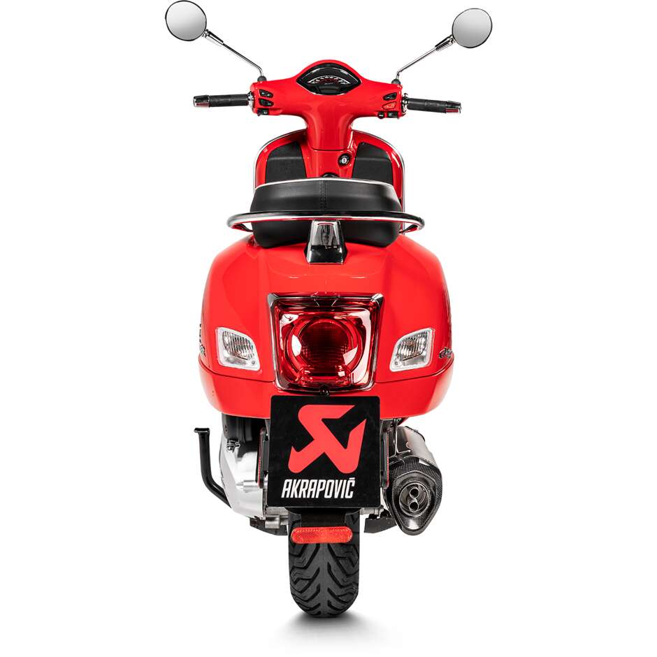 Akrapovic S-VE3SO9-HRSS Slip-On-Auspuff speziell für PIAGGIO Vespa-Modelle in der Beschreibung