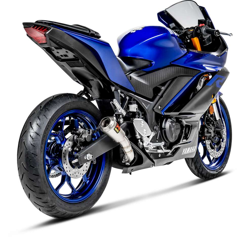 Akrapovic S-Y2SO11-AHCSS Slip-On Exhaust Specific For YAMAHA YZF-R3 (15-21); MT-03 (16-21); YZF-25 (15-24)