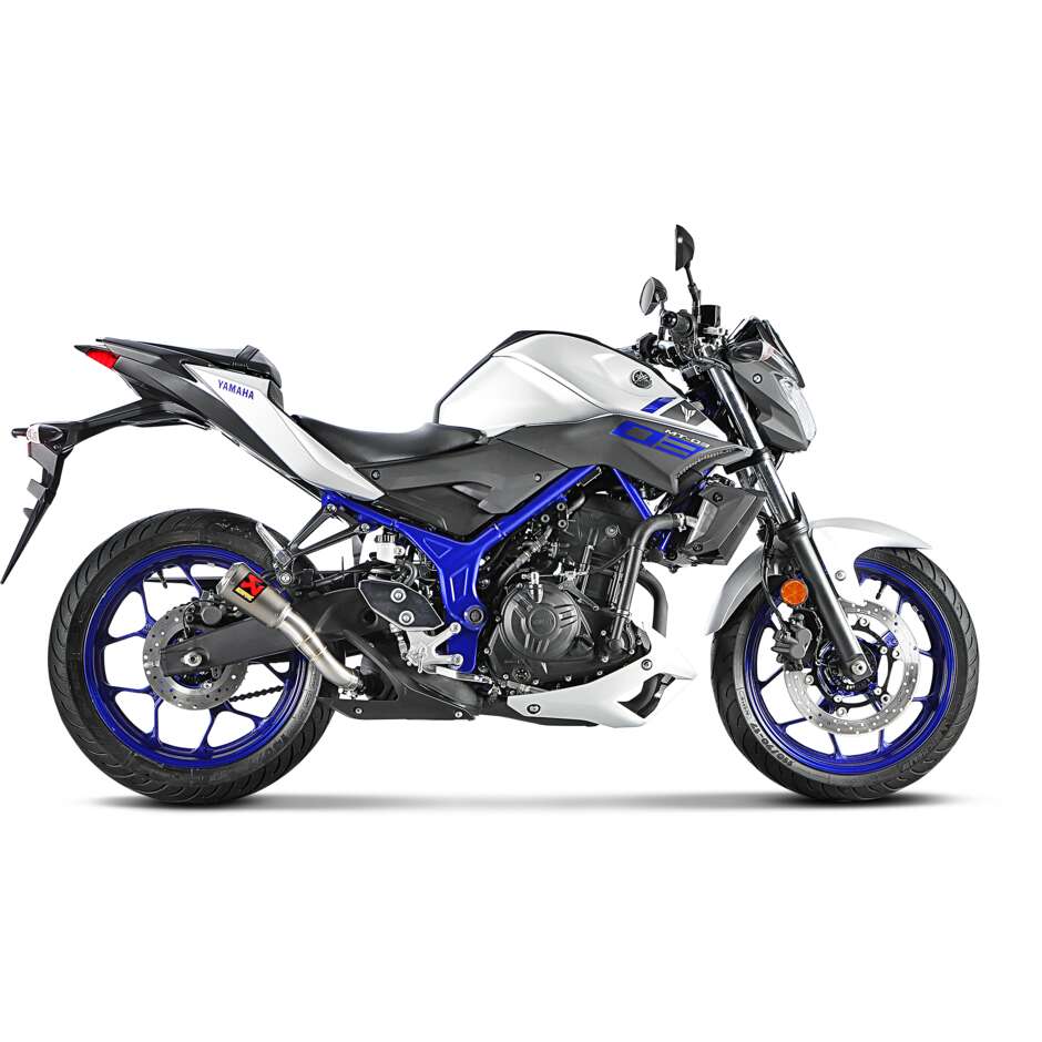 Akrapovic S-Y2SO11-AHCSS Slip-On Exhaust Specific For YAMAHA YZF-R3 (15-21); MT-03 (16-21); YZF-25 (15-24)