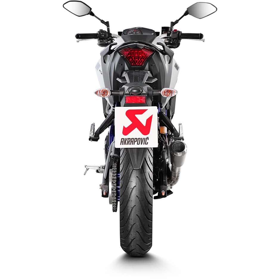 Akrapovic S-Y2SO11-AHCSS Slip-On Exhaust Specific For YAMAHA YZF-R3 (15-21); MT-03 (16-21); YZF-25 (15-24)