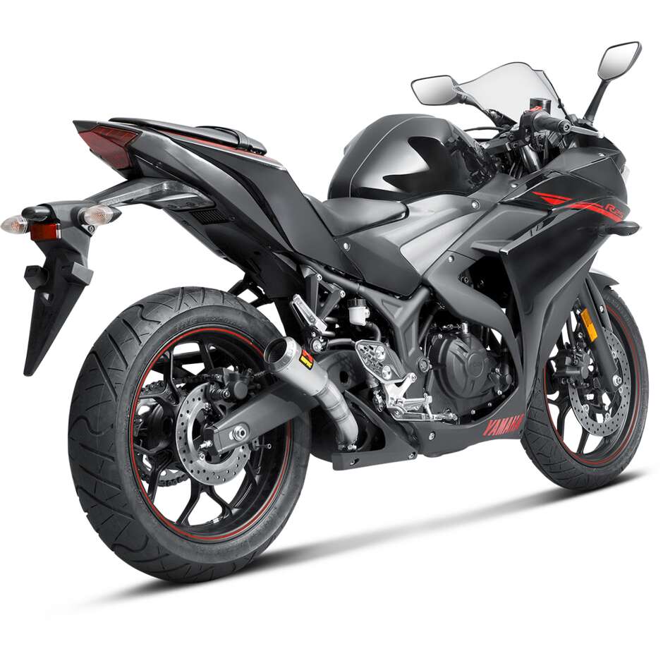 Akrapovic S-Y2SO11-AHCSS Slip-On Exhaust Specific For YAMAHA YZF-R3 (15-21); MT-03 (16-21); YZF-25 (15-24)