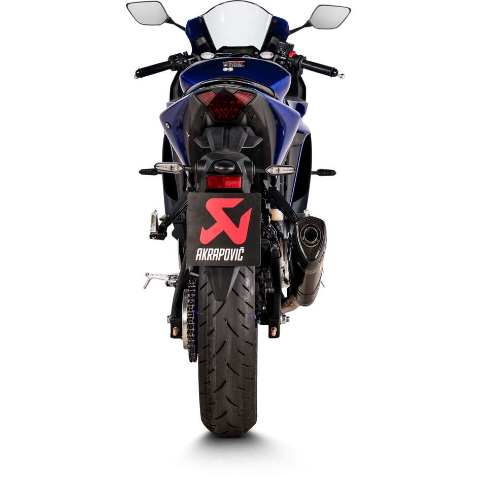 Akrapovic Slip-On Exhaust S-Y3SO5-HAPC Specific For YAMAHA MT-03 - YZF-R3 (22-25)