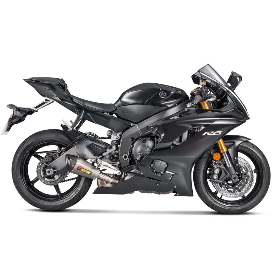 Akrapovic Slip-On Exhaust S-Y6SO9-ASZ Specific For YAMAHA YZF-R6 (10-25)