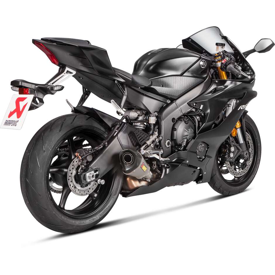 Akrapovic Slip-On Exhaust S-Y6SO9-ASZ Specific For YAMAHA YZF-R6 (10-25)