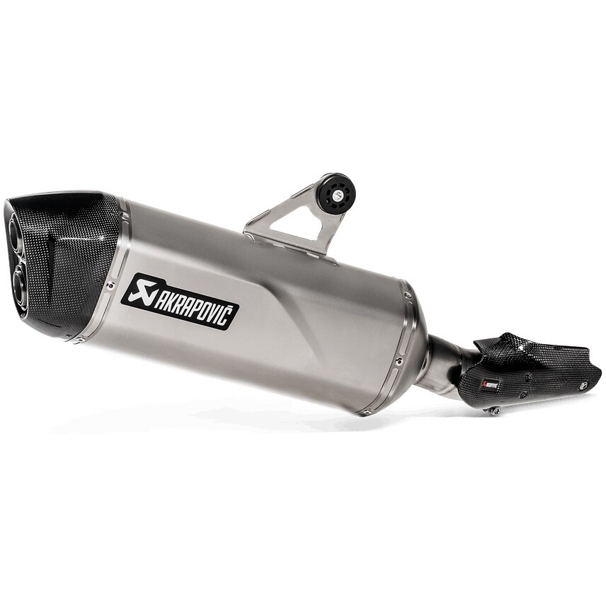 Akrapovic Slip One Silencers S-B12SO23-HAAT Approved Titanium BMW R1250 ...