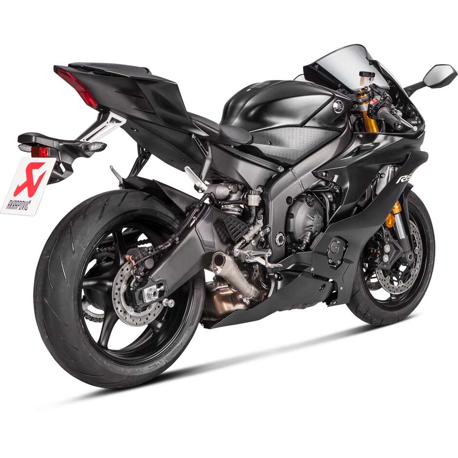 Akrapovic SM-Y6SO6T Slip-On Exhaust Specific For YAMAHA YZF-R6 (06-25)