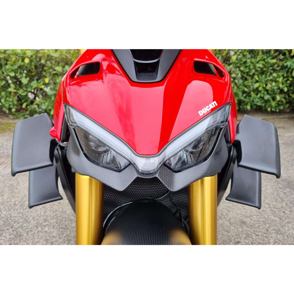 Ali superiori ed inferiori in carbonio ZA303 Ducati Streetfighter V4 / V2 CNC Racing Opaco