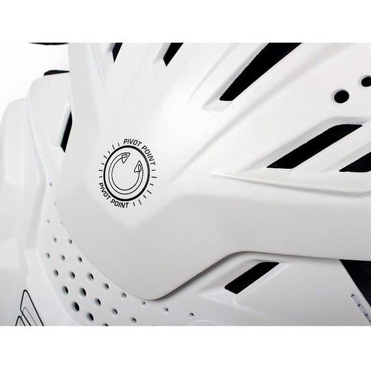 All-in One Leat FUSION 3.0 White Protective Pettorina