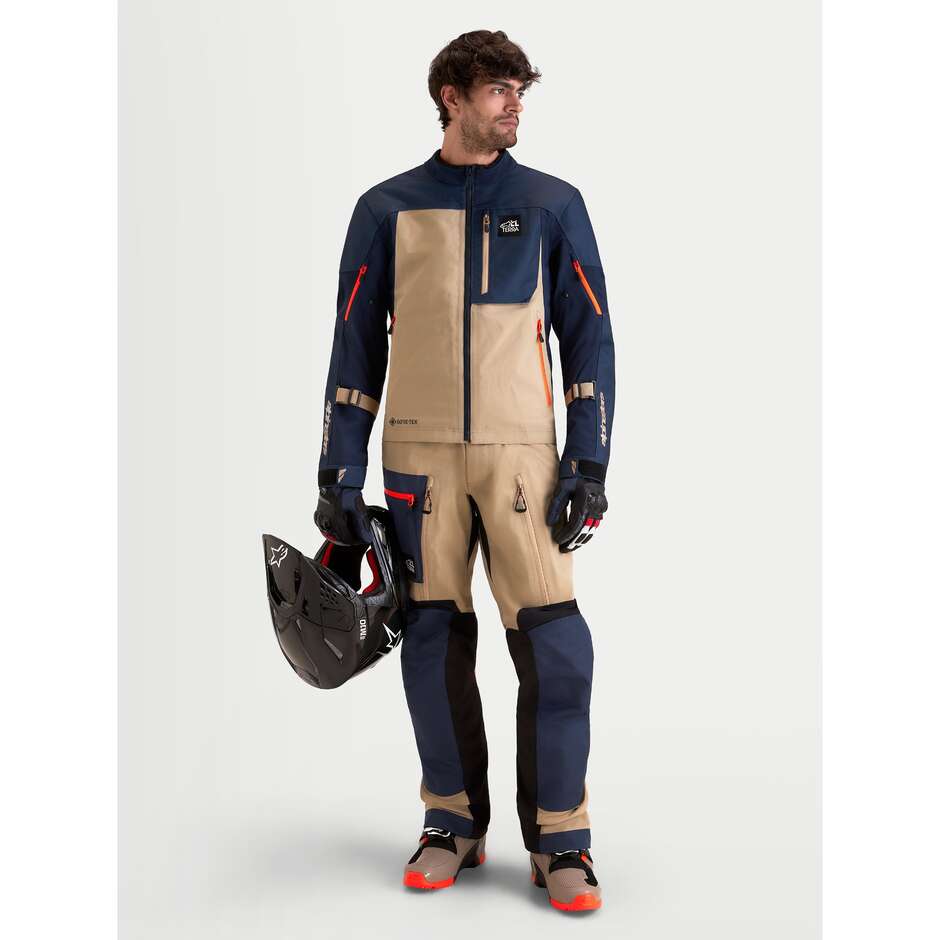 Alpinestars Adventure Motorcycle Pants ARENIS GORE-TEX PANTS Navy Blue Indigo Aluminum