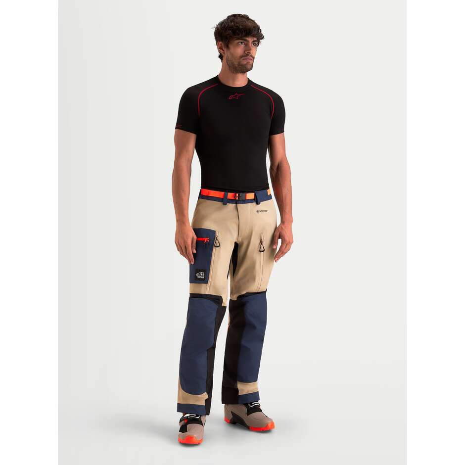 Alpinestars Adventure Motorcycle Pants ARENIS GORE-TEX PANTS Navy Blue Indigo Aluminum