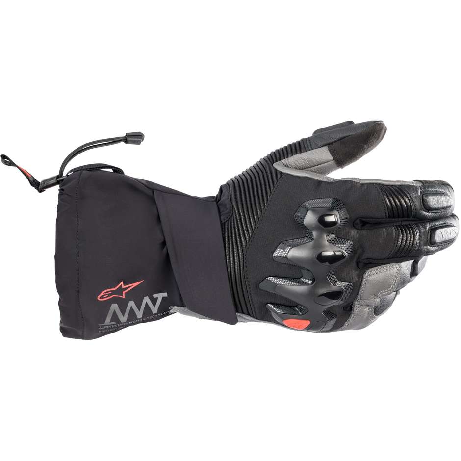 Alpinestars AMT-10 DRYSTAR XF WINTER GLOVES Motorcycle Gloves Gray Black