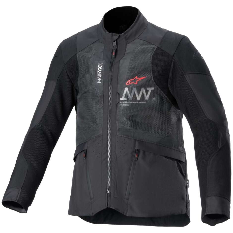 Alpinestars AMT 7 AIR Motorcycle Jacket Black Dark Shadow