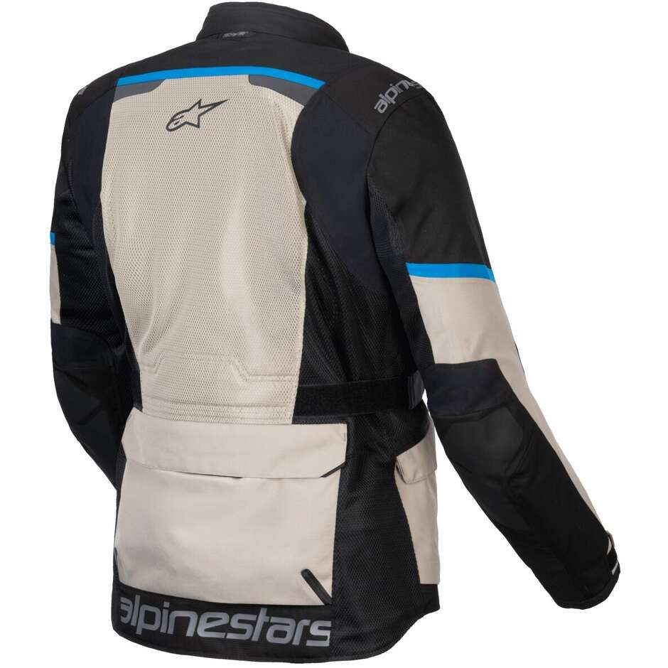 Alpinestars ANDES AIR DRYSTAR Motorcycle Jacket Black Grey Bright Blue