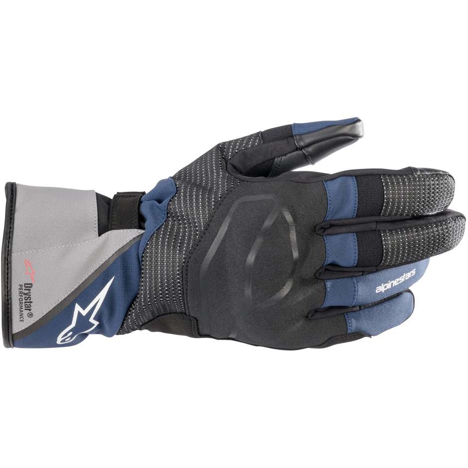 Alpinestars ANDES V3 DRYSTAR Handschuhe Blau Schwarz