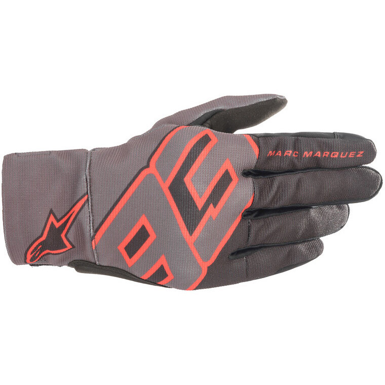 Alpinestars ARAGON GLOVES Motorcycle Gloves Black Anthracite Red