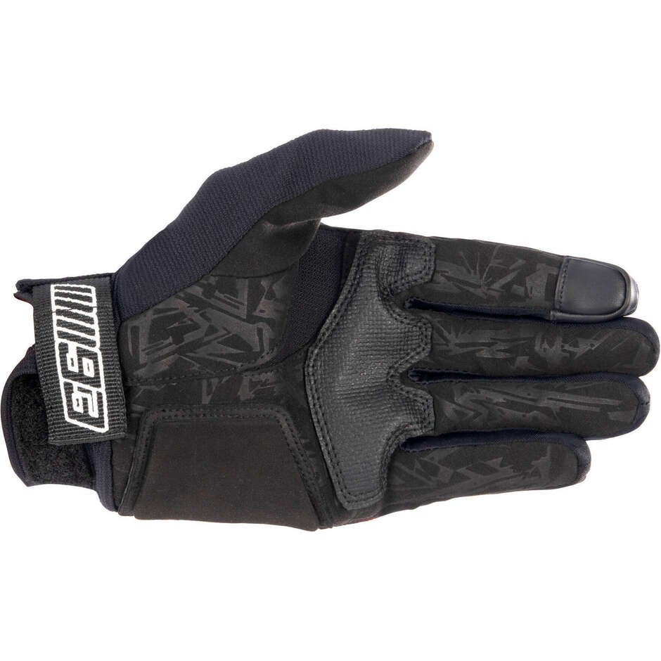 Alpinestars ARAGON Motorcycle Gloves White Bright Red Black