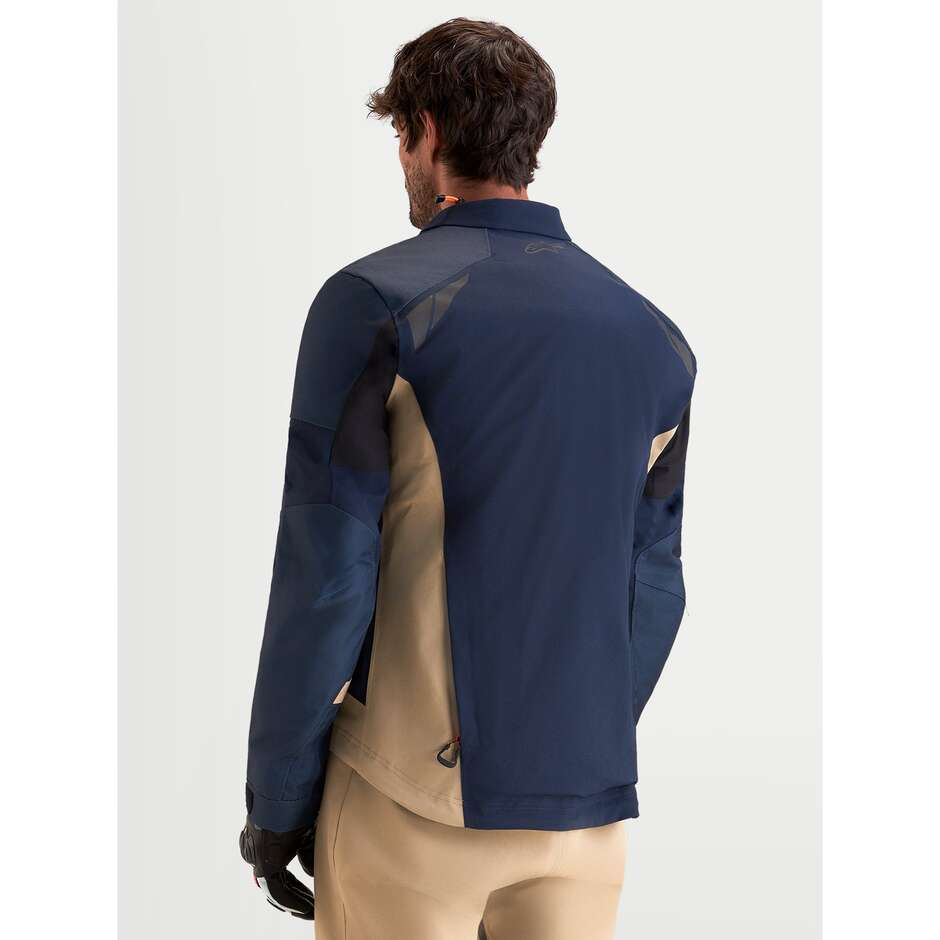 Alpinestars ARENIS GORE-TEX JACKE Marineblau Indigo Aluminium Adventure Motorradjacke