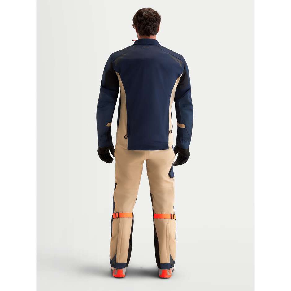 Alpinestars ARENIS GORE-TEX JACKE Marineblau Indigo Aluminium Adventure Motorradjacke
