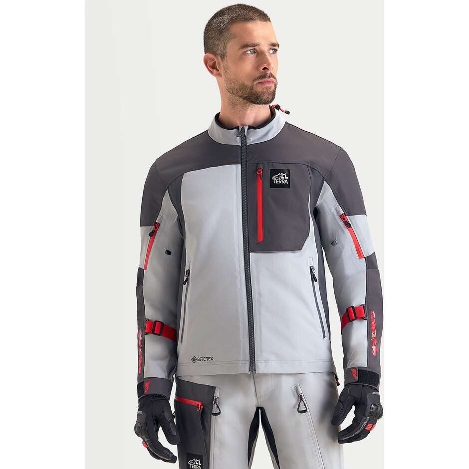 Alpinestars ARENIS GORE-TEX JACKET Adventure Motorcycle Jacket Medium Grey Deep Grey Black