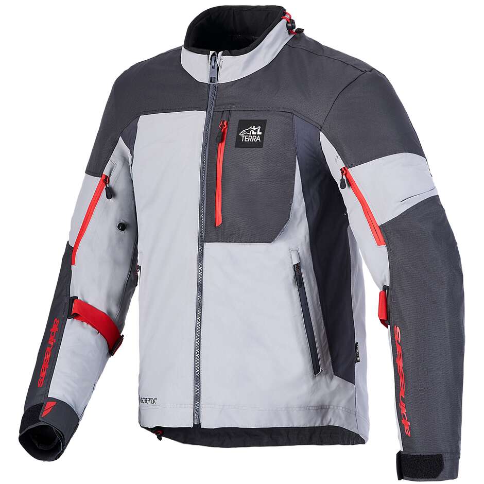 Alpinestars ARENIS GORE-TEX JACKET Adventure Motorradjacke Mittelgrau Dunkelgrau Schwarz