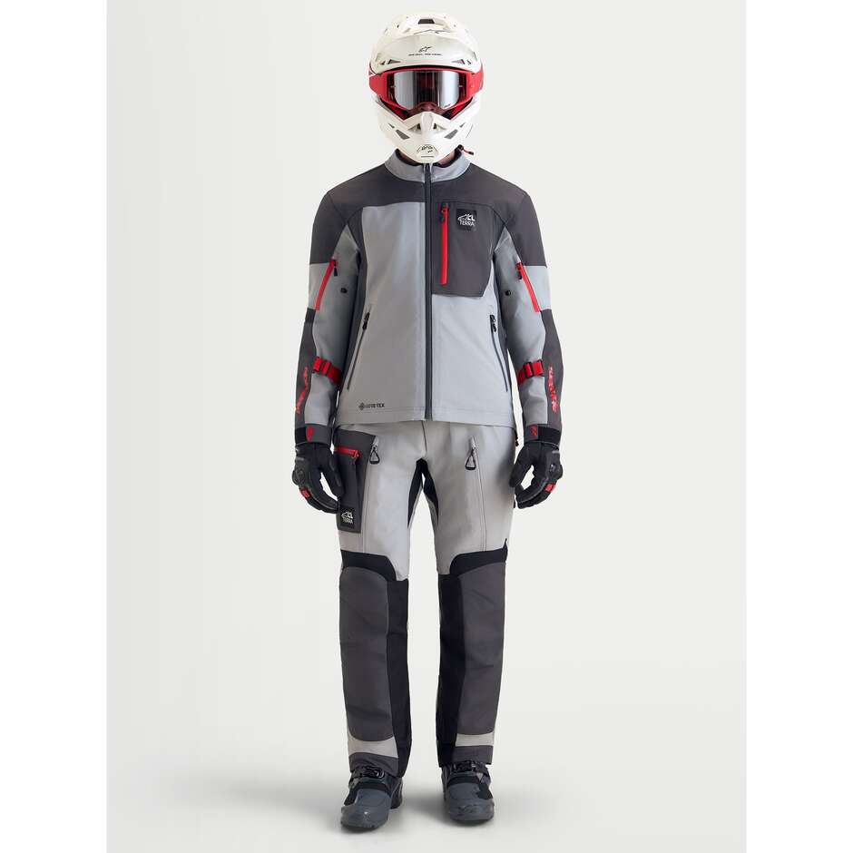 Alpinestars ARENIS GORE-TEX JACKET Adventure Motorradjacke Mittelgrau Dunkelgrau Schwarz