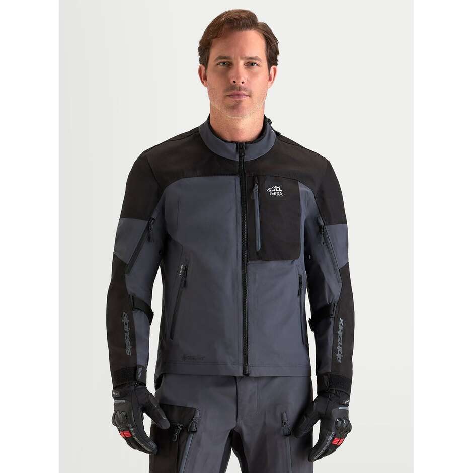 Alpinestars ARENIS GORE-TEX JACKET Adventure Motorradjacke Schwarz Dunkelgrau