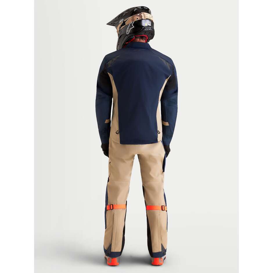 Alpinestars ARENIS GORE-TEX JACKET Navy Blue Indigo Aluminum Adventure Motorcycle Jacket