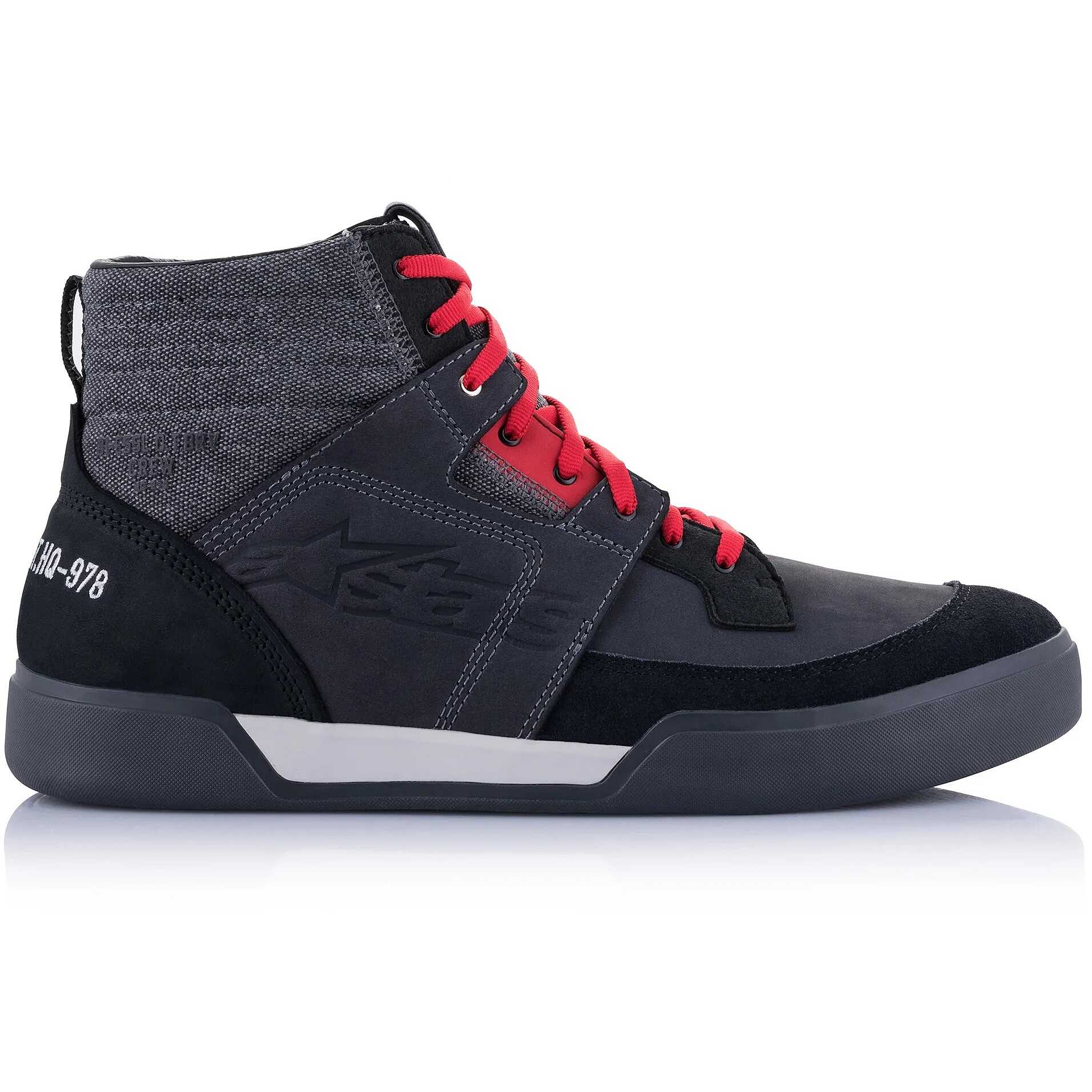 Alpinestars AS-DSL AKIO Motorcycle Shoes Anthracite Bright Red For