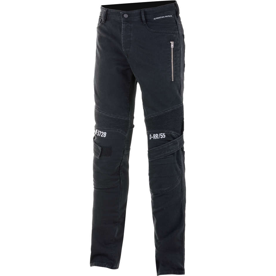 Alpinestars AS-DSL RYU Washed Denim Moto Jeans Noir Rinse