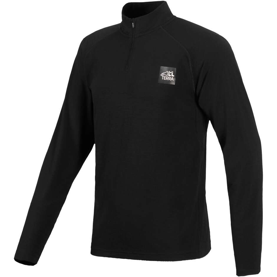 Alpinestars AT 8 Merino-Oberteil Thermo-Motorradtrikot Schwarz