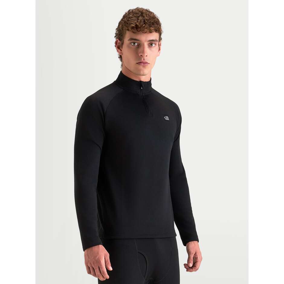 Alpinestars AT 8 Merino-Oberteil Thermo-Motorradtrikot Schwarz
