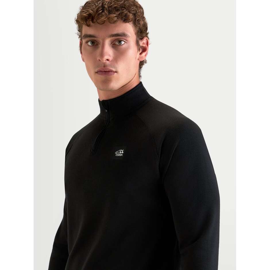 Alpinestars AT 8 Merino-Oberteil Thermo-Motorradtrikot Schwarz