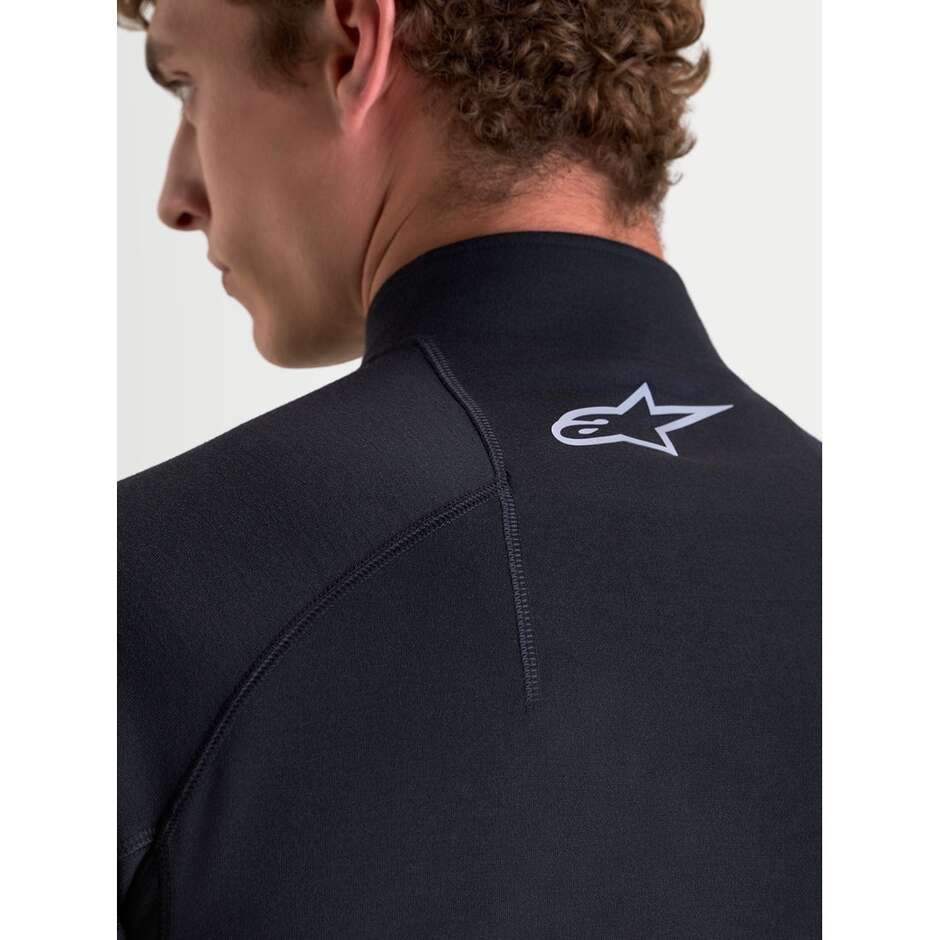 Alpinestars AT 8 Merino-Oberteil Thermo-Motorradtrikot Schwarz