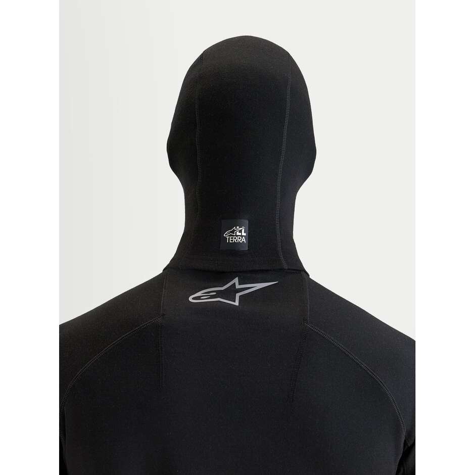 Alpinestars AT 8 MERINO Sturmhaube Motorrad Sturmhaube Schwarz