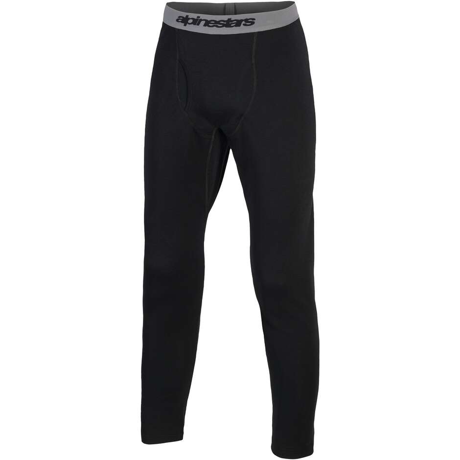 Alpinestars AT 8 Merino-Unterhemd, Thermo-Motorradhose, Schwarz