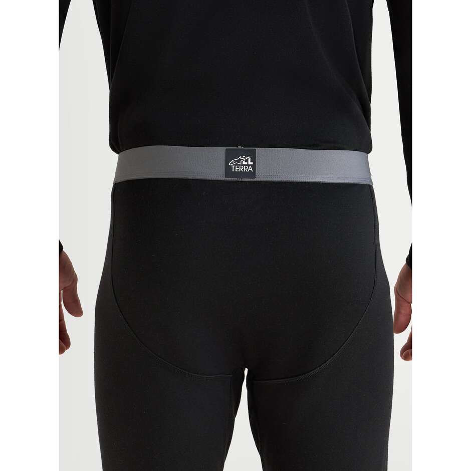 Alpinestars AT 8 Merino-Unterhemd, Thermo-Motorradhose, Schwarz