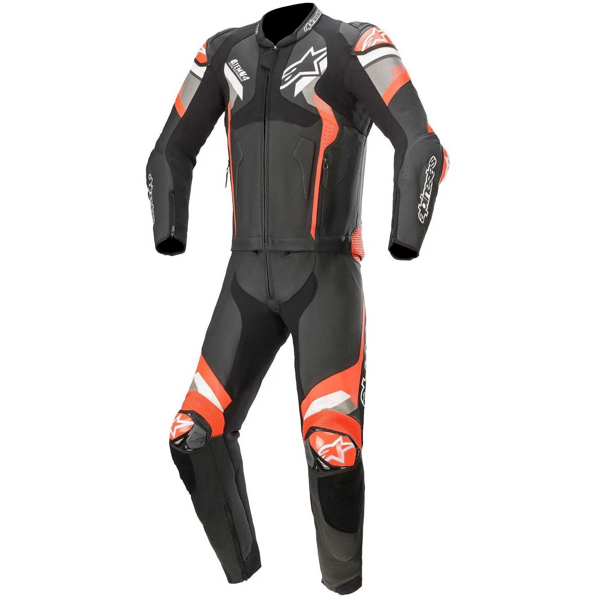 Alpinestars ATEM V4 LEATHER SUIT 2 PC Divisible Motorcycle Suit