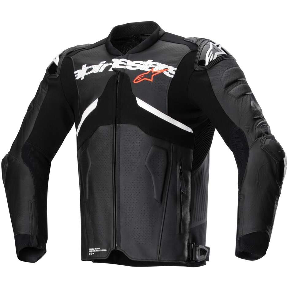 Alpinestars ATEM V5 Motorcycle Jacket Black White